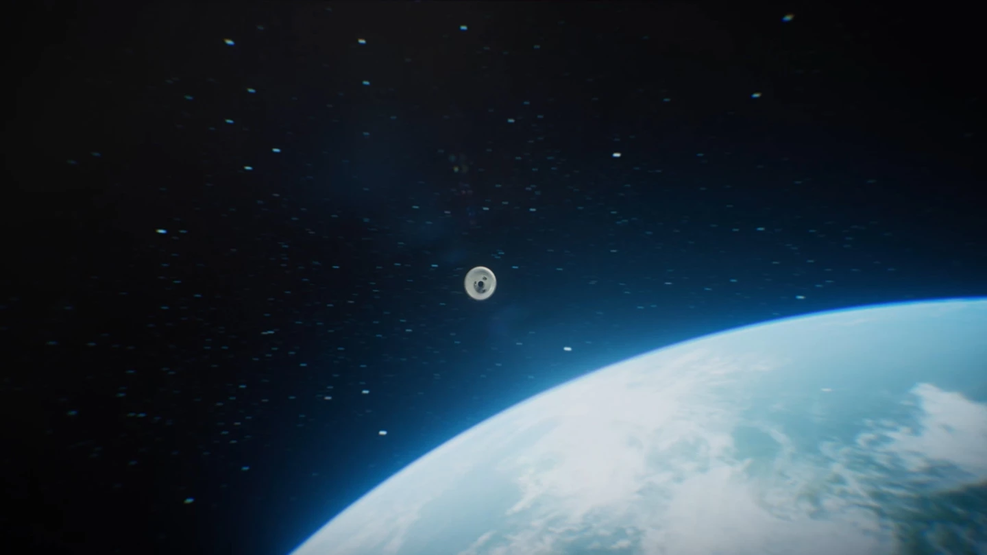 Vykreslování vozidla vstupu Země blížící se k Zemi