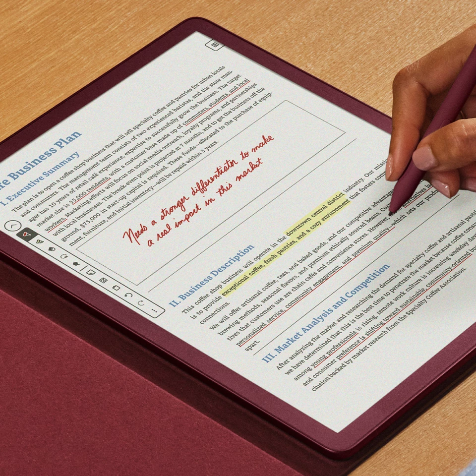Můžete anotovat PDFS i dokumenty Microsoft Word a exportovat poznámky do Microsoft OneNote