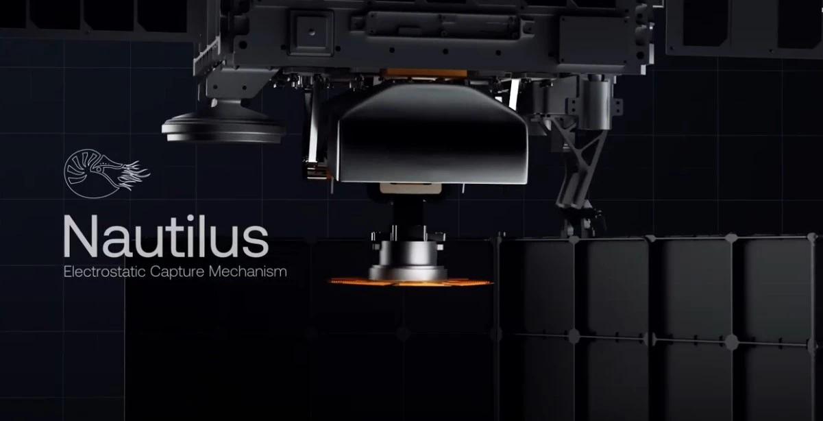 Zařízení Nautilus elektrostatického zachycení