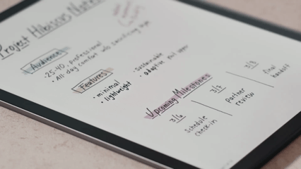 Zdá se, že psaní a kreslení na Scribe Colorsoft je rychlé a plynulé